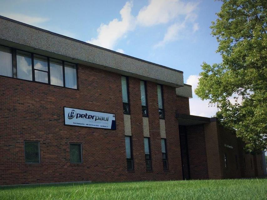 Peter Paul Electronics building at 480 John Downey Drive, New Britain, Connecticut