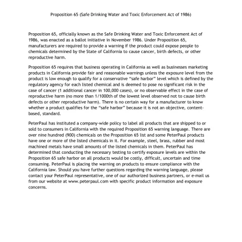 Proposition 65
